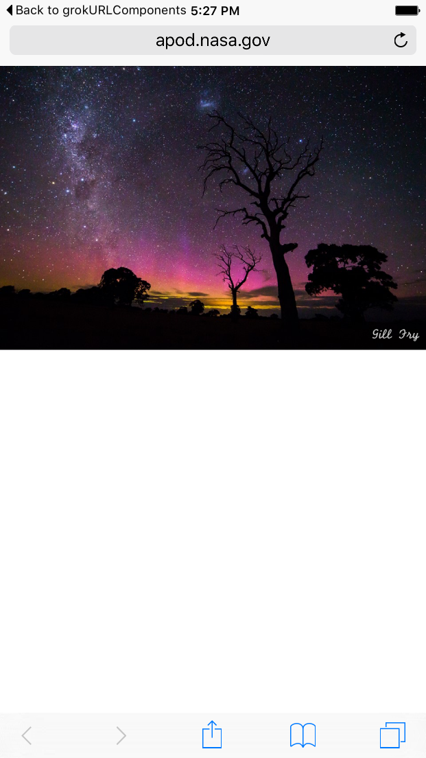Astronomy Photo of the Day in Safari
